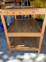 Oak "kitchen" Stand ~ End Table ~ Shelves