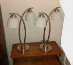 Pair of 3-Way Table Lamps