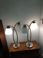 Pair of 3-Way Table Lamps