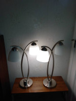 Pair of 3-Way Table Lamps