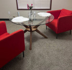 Mid Century Modern Style Dining Table with Chairs