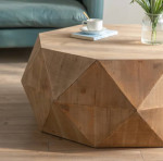 Modern solid wood coffee table