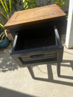 Small bedroom bathroom side table coffee table with drawer