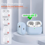 OULUOQI for AirPods Pro 2 Case 2022, Soft Silicone Skin Cover Shock-A