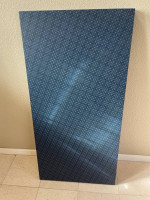 47” Blue Geometric Table Top Only