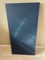47” Blue Geometric Table Top Only