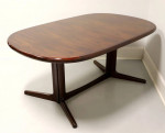 Mid Century Expandable Danish Rosewood Dining Table
