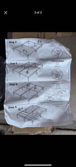 All sizes bed frame and couch and table