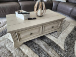 Coffee Table with drawers on wheels