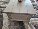 Coffee Table with drawers on wheels