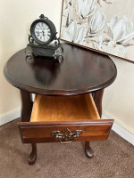 Oval End Table