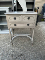 Beautiful gray side table