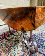 Live edge reclaimed wood bench/coffee table handcrafted OBO