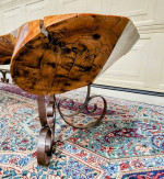 Live edge reclaimed wood bench/coffee table handcrafted OBO