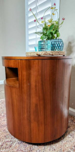 MCM drum table or barrel table