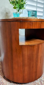 MCM drum table or barrel table