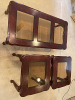 Coffee table and 2 End tables