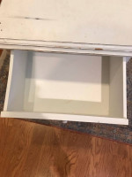 Super cute shabby chic side/end table drawer