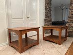 Solid Wood Night Stands Table  / Side Table / Top Is 28x28 And 21” Tal