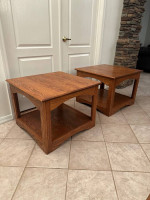 Solid Wood Night Stands Table  / Side Table / Top Is 28x28 And 21” Tal
