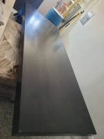 9ft long black table