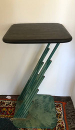 Curtis Jere Marble Top Sculptured Side Table
