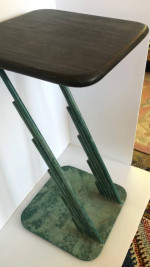 Curtis Jere Marble Top Sculptured Side Table