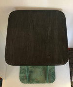 Curtis Jere Marble Top Sculptured Side Table