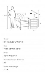 Gear table lamp