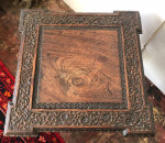Beautiful Carved Burmese Occasional Table Table -21x21x24”