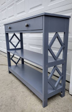 Console Hall Entryway Table Gray