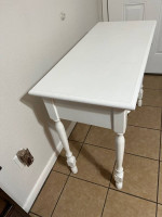 Vanity Table with Flip-Top Mirror 2 Drawers