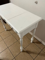 Vanity Table with Flip-Top Mirror 2 Drawers