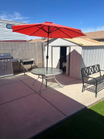 Patio Table and Umbrella