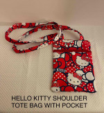 HELLO KITTY CROSSOVER SHOULDER HANDMADE TOTE BAG