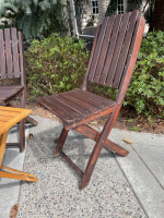 Folding Table and 3 Chairs