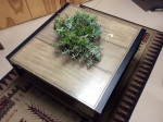 Rolling coffee table