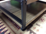 Rolling coffee table