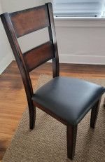 Dining Table w/leaf + 6 chairs