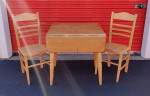Drop Leak Dining Kitchen Table & 2 Chairs