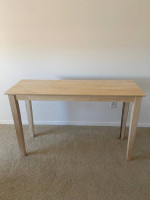 Oak Console Table - Ready to Paint