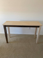 Oak Console Table - Ready to Paint