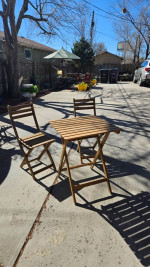 Table and 2 chairs