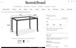 Room & Board Parsons Dining Table + Free Stools! OBO