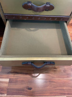 Brass Rolling End Table(Restoration Hardware Look)