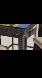 Wicker Belmont Bar Table