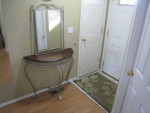 Entry table with mirror/console table