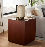 Wood Stump Accent Table Night Stand End Table Side Table Decor Stand