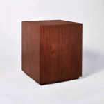 Wood Stump Accent Table Night Stand End Table Side Table Decor Stand