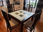Expandable Dining Table Set